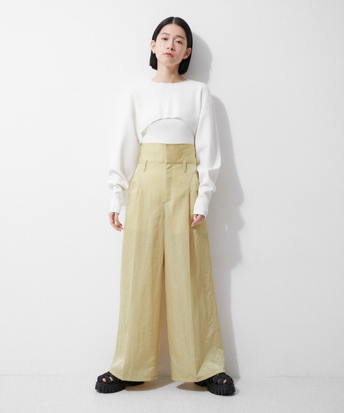 アダムエロペ ターンナップウエストチノパンツ　36サイズ ADAM ET ROPE' チノパン ターンナップウエストチノパンツ