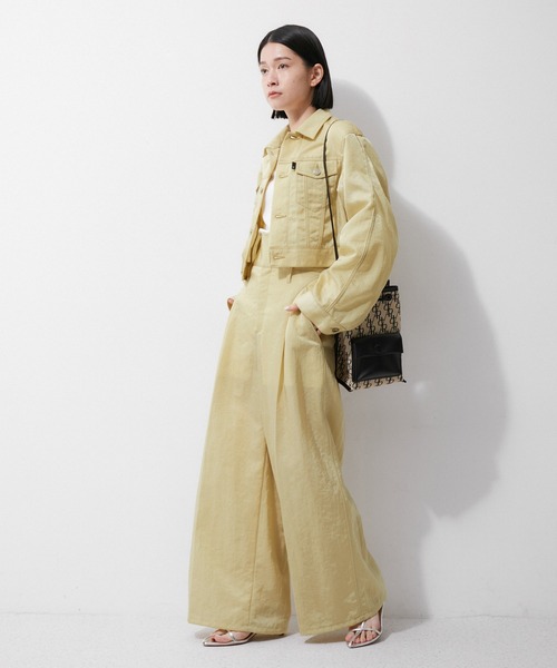 【ADAM ET ROPÉ FEMME】ターンナップウエストチノパンツ ADAM ET ROPE' チノパン ターンナップウエストチノパンツ