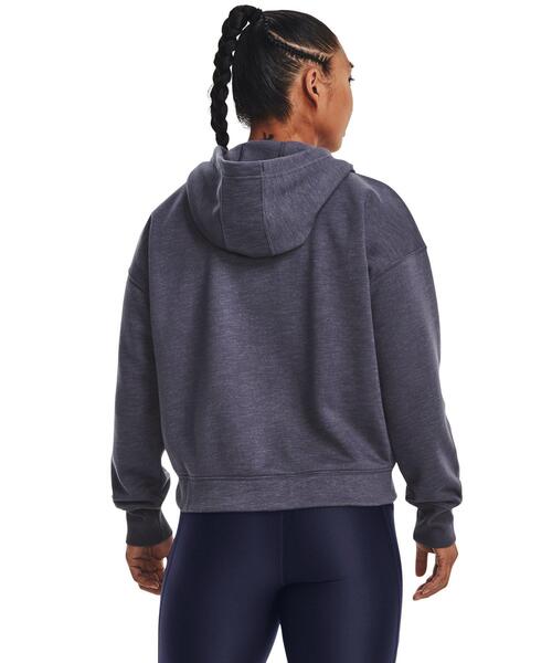 トレーナー スウェット UAエッセンシャル スクリプト フリース フルジップ フーディー（トレーニング/レディース） レディース UNDER ARMOUR トレーナー スウェット UAエッセンシャル