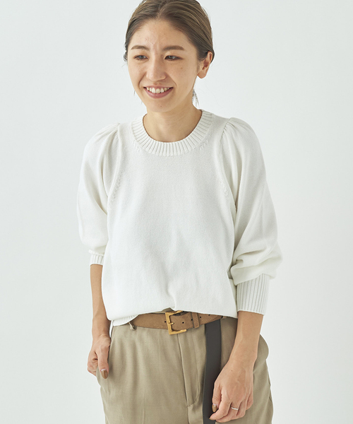 Plage」 長袖ニット - ホワイト レディース : 81499689 : ZOZOTOWN 