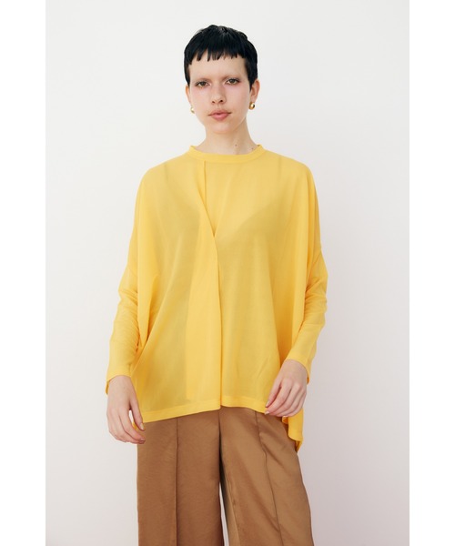 tシャツ Sheer deformation tops　シアーディフォメーショントップス レディース