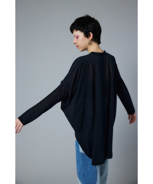 HeRIN.CYE tシャツ Sheer deformation tops シアーディ