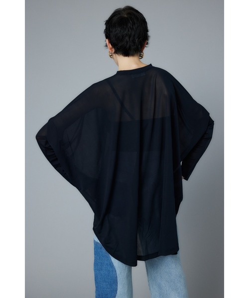 tシャツ Sheer deformation tops　シアーディフォメーショントップス レディース HeRIN.CYE tシャツ Sheer deformation tops シアーディ