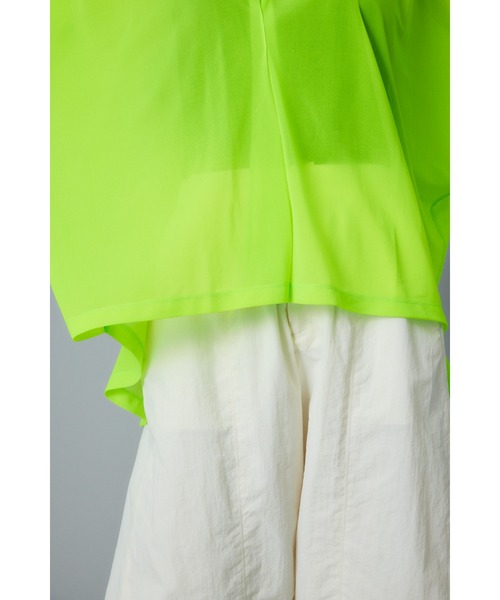 HeRIN.CYE tシャツ Sheer deformation tops シアーディ