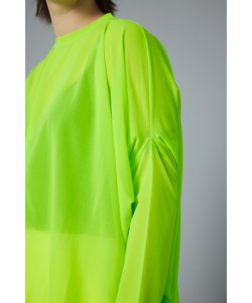 HeRIN.CYE tシャツ Sheer deformation tops シアーディ