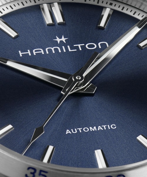 腕時計 HAMILTON 「ハミルトン」 腕時計 Jazzmaster （ジャズマスター） Performer オート 自動巻き 34MM ブルー×シの画像