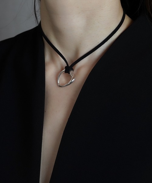 指輪 リング 「ISOLATION / アイソレーション」Silver925 HEART CURVE RING / シルバー925 ハートカーブリングの画像