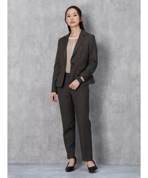 THE SUIT COMPANY チェック　パンツスーツ チェック柄パンツスーツ 入学式 卒業式 卒園式 スーツ 母 入園式 説明