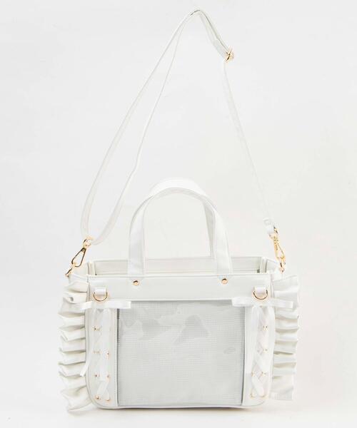 WEGO ショルダーバッグ バッグ WEGO/きらめきレースアップフリル