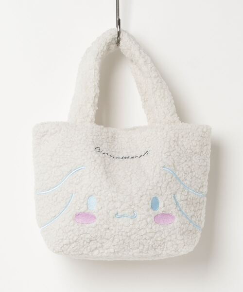sanrio（サンリオ） トートバッグ キャラクターフェイス ボア
