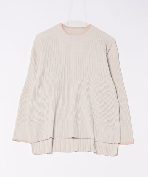 キッドブルー -２４リブニット -長袖トップス -KRAN553 -kidblue レディース