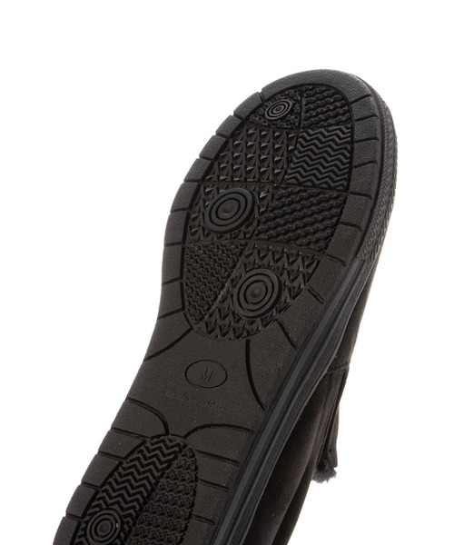 Fin（フィン） スリッポン フェイクファースリッポン「低反発スポンジ