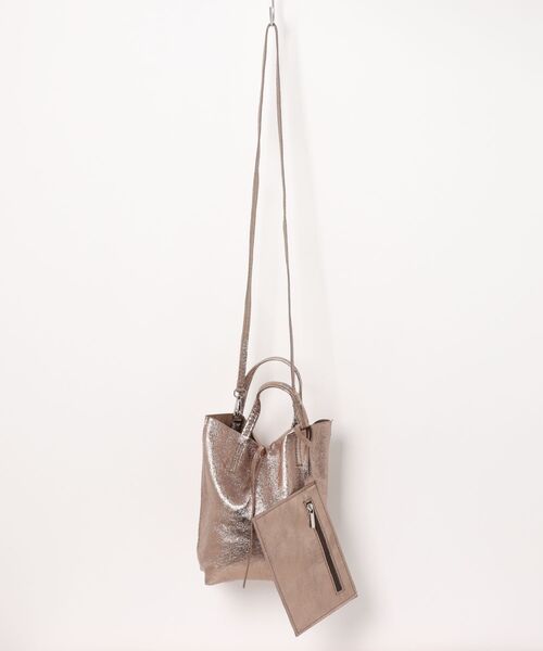 Lui's トートバッグ MILLELA FIRENZE メタリックミニトート