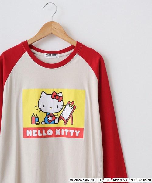 sanrio（サンリオ） tシャツ サンリオキャラクターズ プリントラグラン