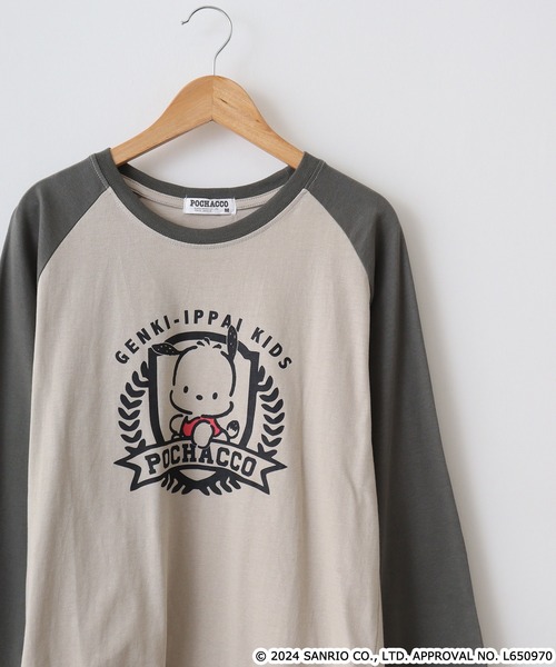 sanrio（サンリオ） tシャツ サンリオキャラクターズ プリントラグラン