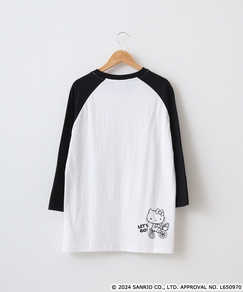 sanrio（サンリオ） tシャツ サンリオキャラクターズ プリントラグラン