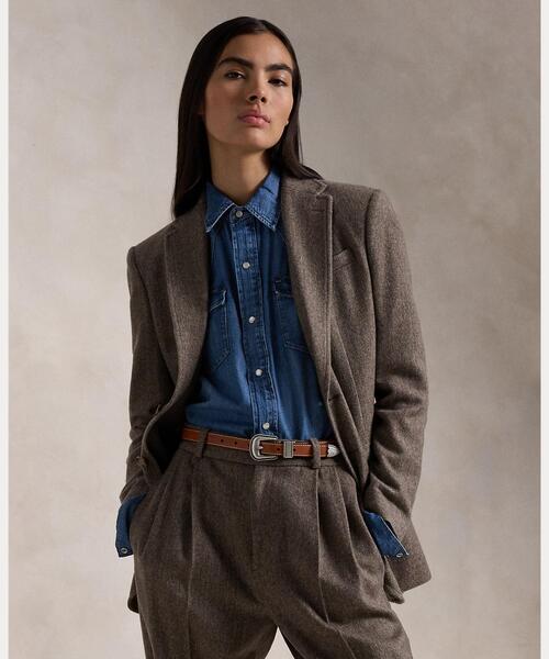 POLO RALPH LAUREN ジャケット テーラードジャケット ヘリンボーン  