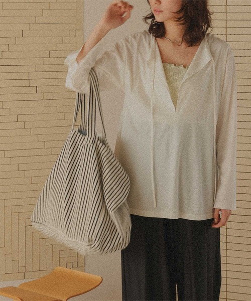 titivate トートバッグ パイル地ビッグトートバッグ レディース