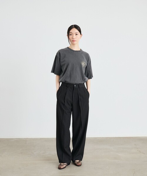 (古着)80s ユーロ ワイドスラックス パンツ cityboy Y's BORN PRODUCT] COTTON TWILL CUFFED HEM CARGO PANTS(XS