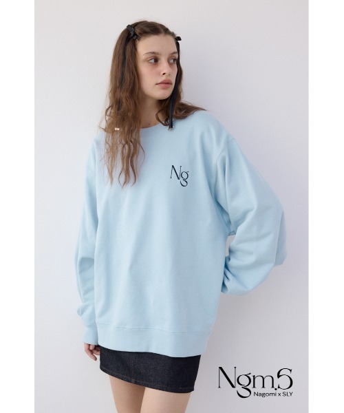 SLY（スライ） トレーナー スウェット Ngm.S LOGO SW TOPS ナゴミ ロゴ