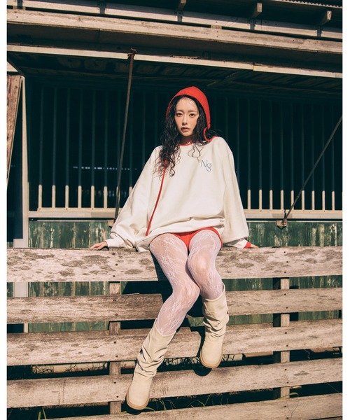 SLY（スライ） トレーナー スウェット Ngm.S LOGO SW TOPS ナゴミ ロゴ