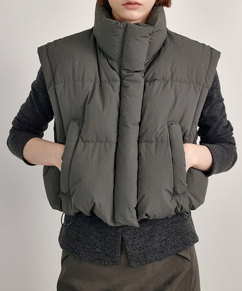 ダウンベスト ベスト ショート丈ダウンベスト FD24W450「Fano Studios