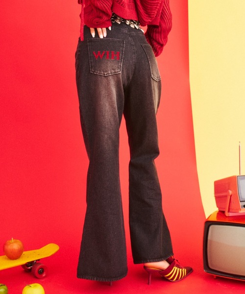What Is Heart（わいは） ジーンズ デニム デニムパンツ flare denim