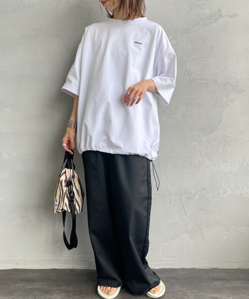 MIZUNO tシャツ 「mina 7月号掲載」「MIZUNO/ミズノ」 別注
