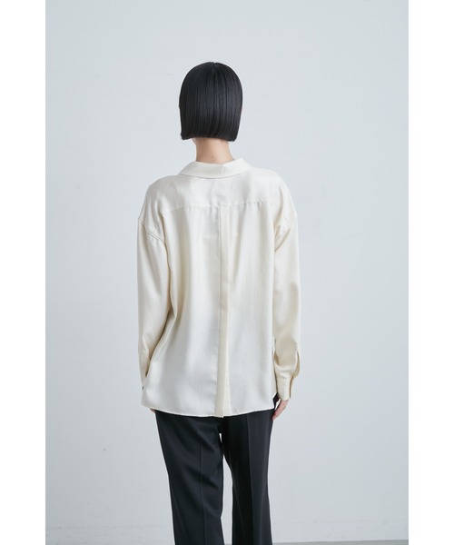 MIESROHE ミースロエ　バックジップデザイントップス　カットソー MIESROHE ミースロエバックジップデザイントップスカットソー