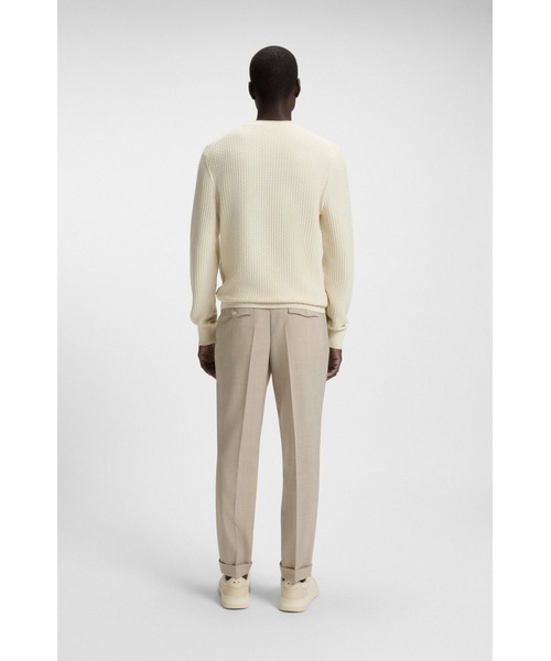 BOSS（HUGO BOSS） セーター ニット コットン ミックスストラクチャー