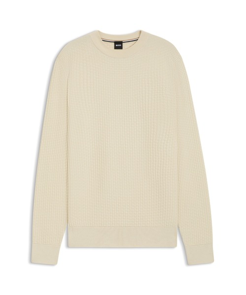 BOSS（HUGO BOSS） セーター ニット コットン ミックスストラクチャー