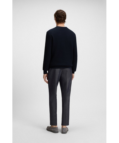 BOSS（HUGO BOSS） セーター ニット コットン ミックスストラクチャー