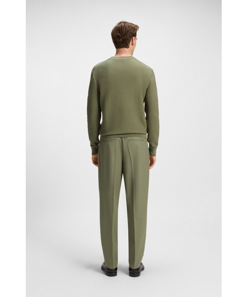 BOSS（HUGO BOSS） セーター ニット コットン ミックスストラクチャー