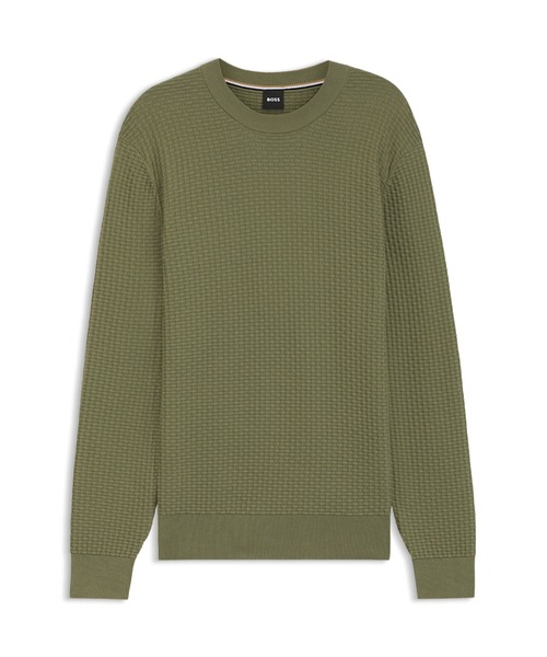 BOSS（HUGO BOSS） セーター ニット コットン ミックスストラクチャー
