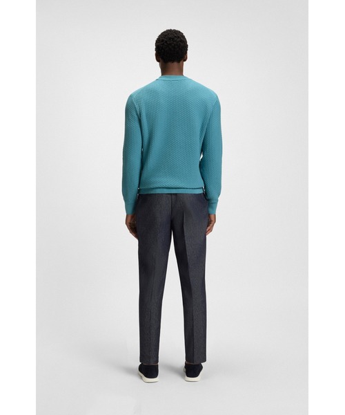 BOSS（HUGO BOSS） セーター ニット コットン ミックスストラクチャー