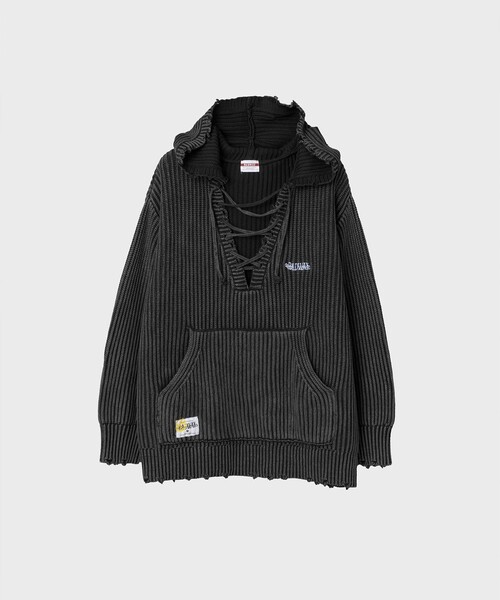 BADWAY（バッドウェイ） パーカー 「BADWAY/バッドウェイ」Lace up