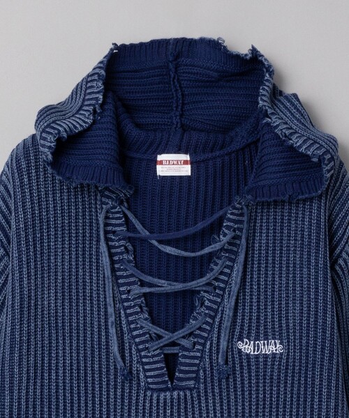 BADWAY（バッドウェイ） パーカー 「BADWAY/バッドウェイ」Lace up 