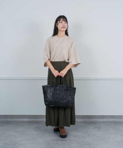 The Bagmati カゴバッグ レザー トート ハンド 黒 The Bagmati かごバッグ カゴバッグ 「THE BAGMATI/ザ