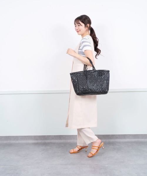The Bagmati カゴバッグ レザー トート ハンド 黒 ザバグマティ The Bagmati かごバッグ カゴバッグ 「THE BAGMATI/ザ