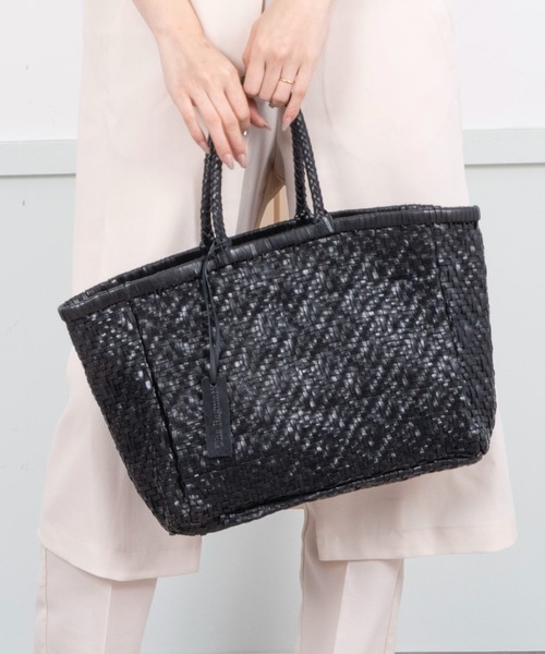 The Bagmati カゴバッグ レザー トート ハンド 黒 The Bagmati かごバッグ カゴバッグ 「THE BAGMATI/ザ