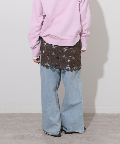 JOURNAL STANDARD relume スカート クロシェレースラップ