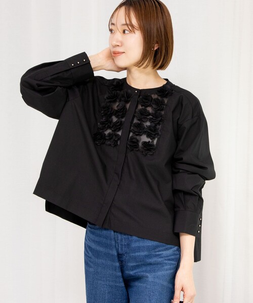 NOLLEY'S/フラワーモチーフブラウス NOLLEY'S｜フラワーモチーフブラウス | Rakuten Fashion(楽天