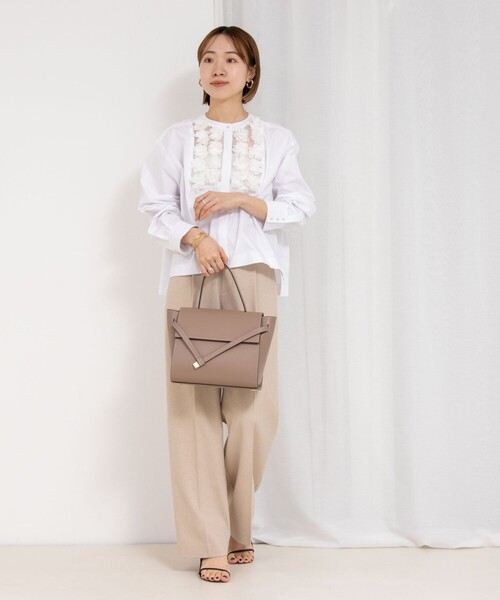 NOLLEY'S ブラウス シャツ フラワーモチーフブラウス レディース