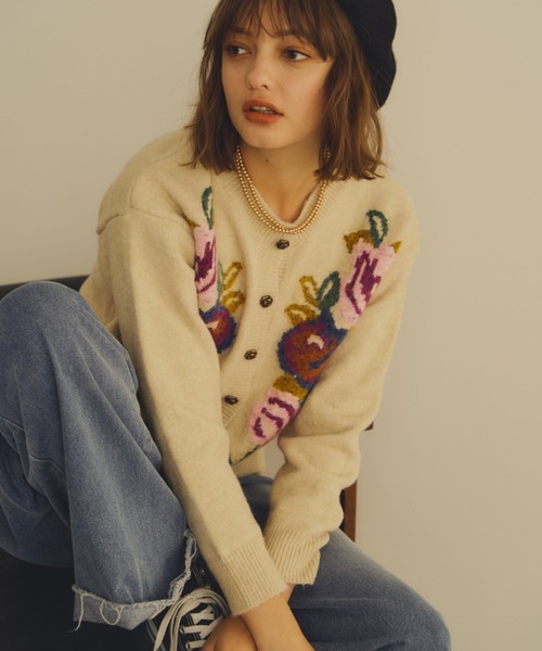 LEINWANDE アイボリー レース編み 切り替えニットカーディガン 2025年最新】leinwande カーディガンの人気アイテム - メルカリ