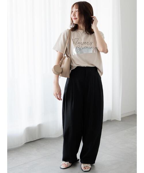 Te chichi TERRASSE パンツ 切替カーブパンツ レディース : ZOZOTOWN