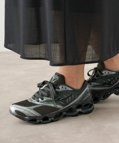 スニーカー MIZUNO SS25 WAVE PROPHECY LS - Sneakers (D1GA2511 02) Mizuno - Wave Prophecy LS Sneaker in Agave Green & Black