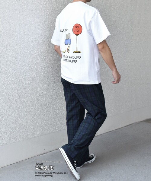 すぐにお届け♪ FTC × SNOOPY コラボTシャツ メンズ PEANUTS tシャツ SHIPS any: SNOOPY コラボ カルチャー