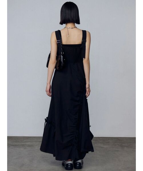EMODA ワンピース アシンメトリードローマキシワンピース