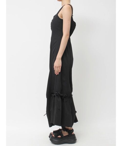 【Jacquemus】アシンメトリー マキシワンピース ギャザー入り Jacquemus】アシンメトリー マキシワンピース ギャザー入り