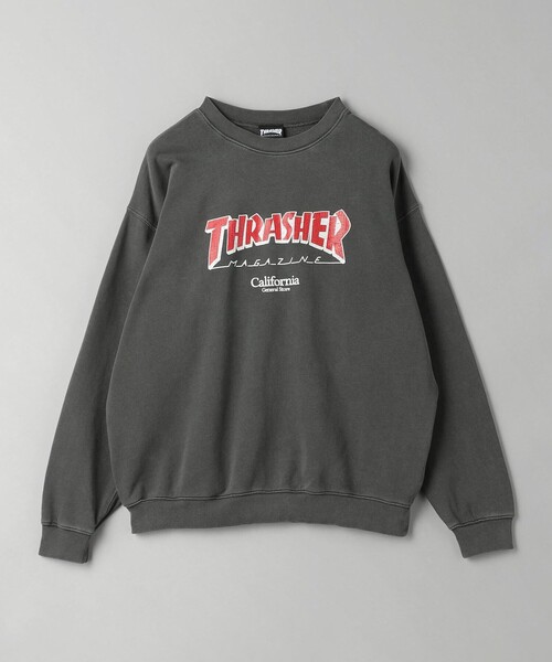 THRASHER スウェットシャツ グレー THRASHER トレーナー スウェット 「THRASHER × CGS.」 ロゴ